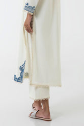 Stitched Cream Culotte